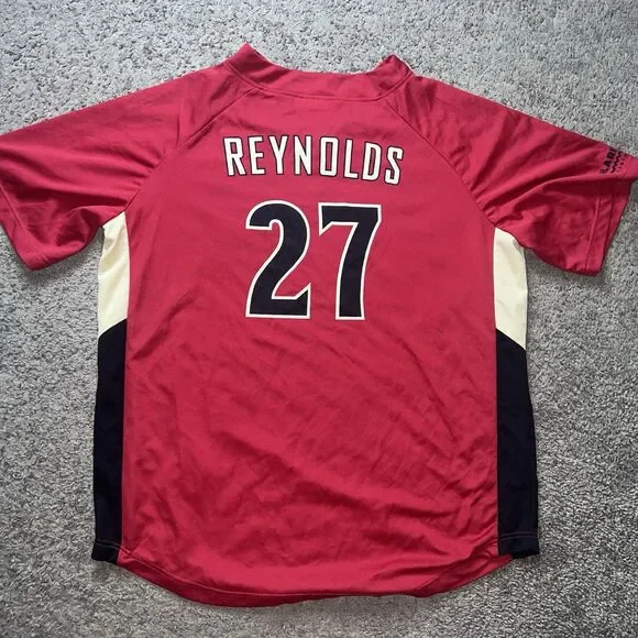 Arizona Diamondback Reynolds #27 Size L Red Replica Jersey - Picture 1 of 6